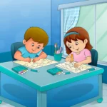 example of simple cartoon illustration