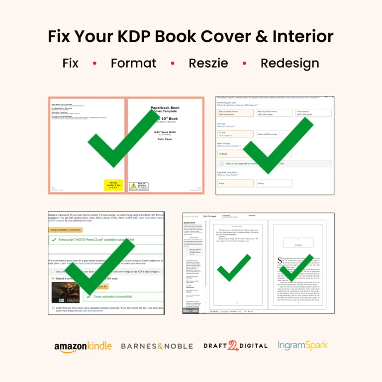 KDP children's Book Layout and Formatting