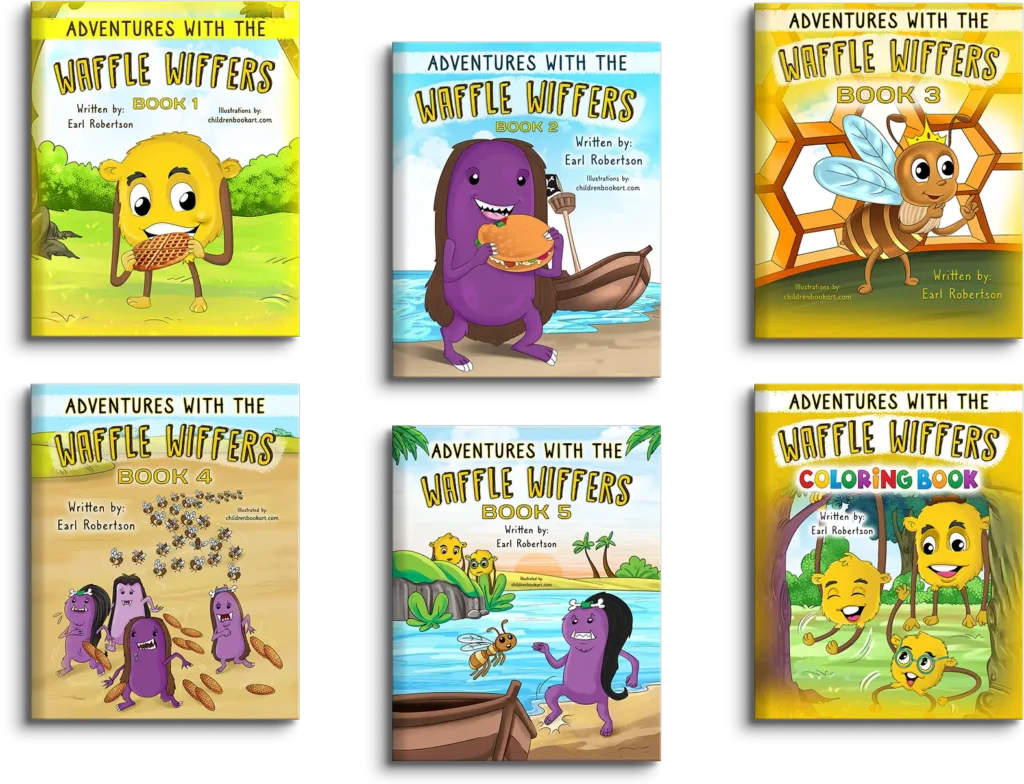 Example of book series illustrated by Children Book Art